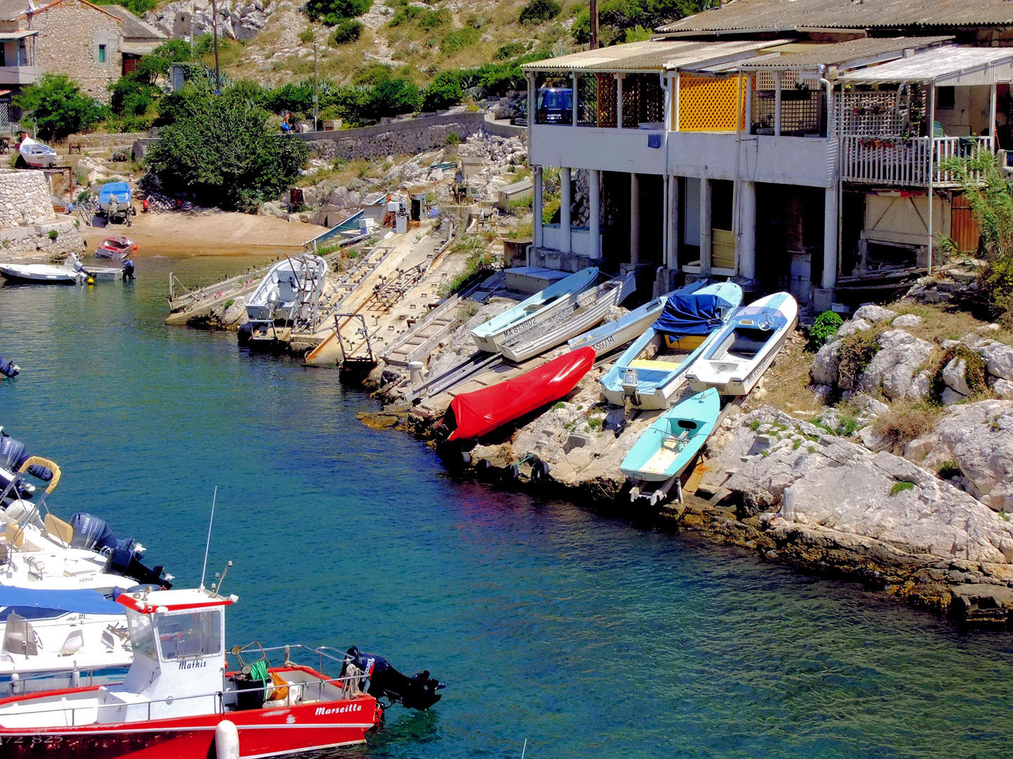 Barques au repos