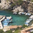 Barques dans le port de Sormiou (Marseille)