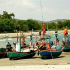 barques de pêcheurs de Khao Tao