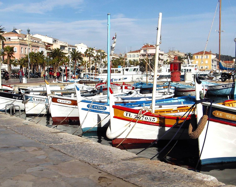 Barques de pecheurs a Sanary