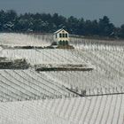 Barr, letztes Winter. Das Mairehiesel auf den Kirchberg