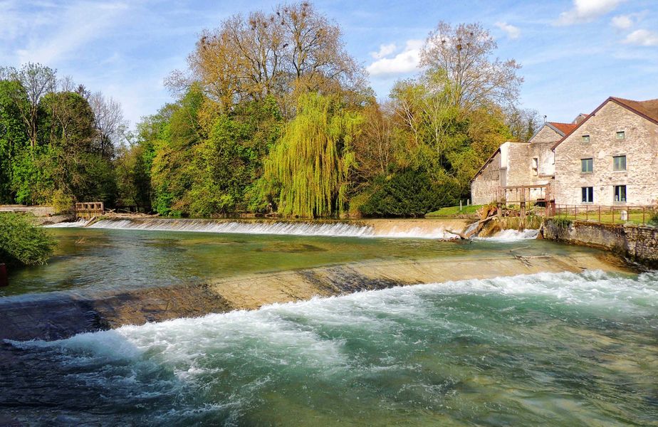 Barrage du moulin à Lux Côte d'Or