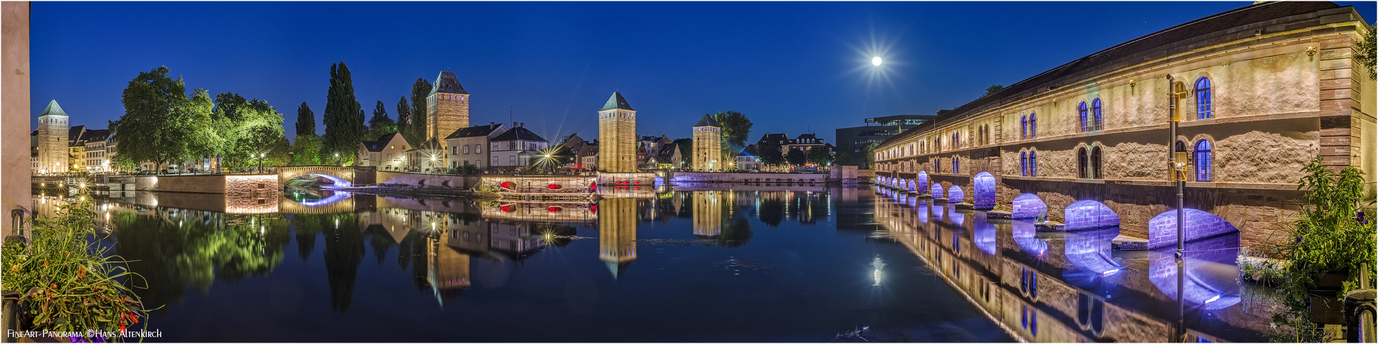 Barrage Vauban mit Point Couverts in Petit France Strassburg