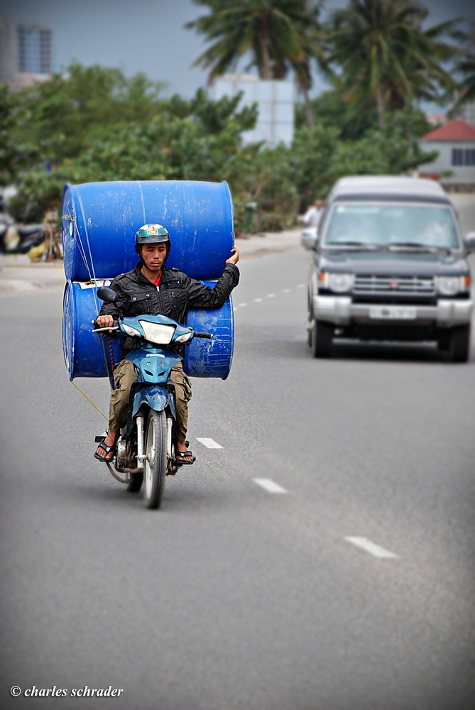 Barrels on wheels