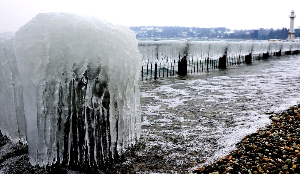 Barrière de glace..