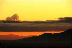 barrière de nuages....