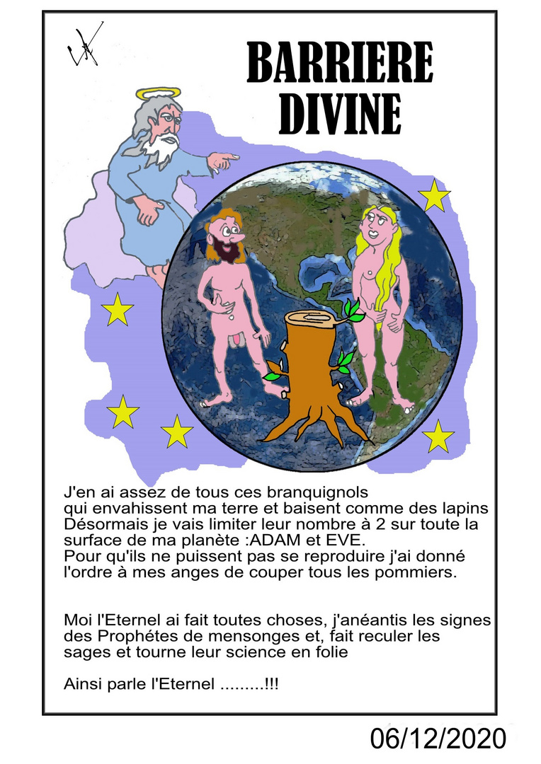 BARRIERE DIVINE ENCADRE  DATE