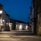 Barrio antiguo en Santiago de Compostela