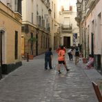 Barrio del Populo in Cadiz, Andalusien