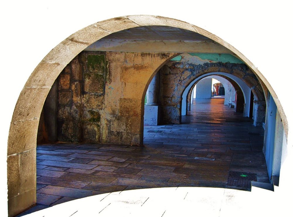 barrio histórico ,casco viejo de vigo