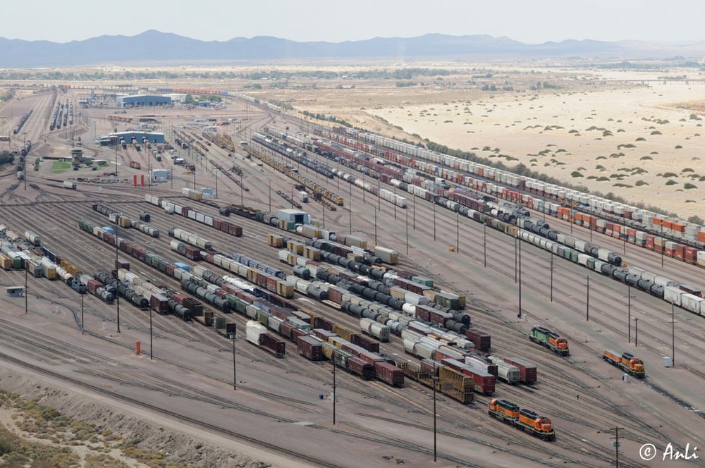 Barstow CA yard Foto & Bild gleise, eisenbahn, verkehr & fahrzeuge