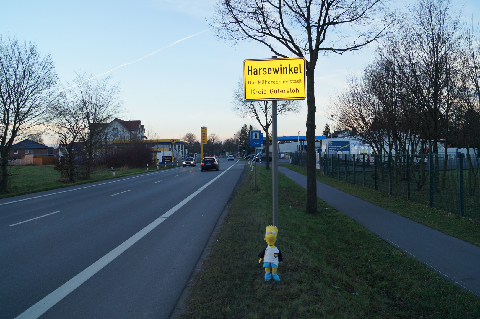 Bart Simpson besucht Harsewinkel