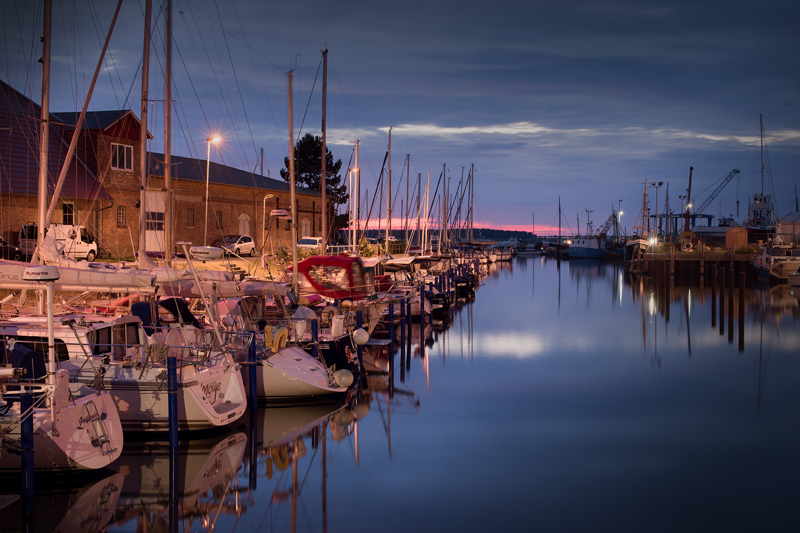 Barth Hafen II - Abendstimmung