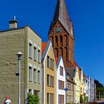 BARTH. ST. MARIEN IM HINTERGRUND