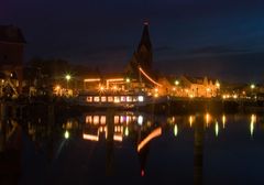 Barther Hafen bei Nacht (2)