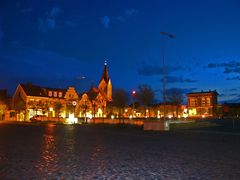 Barther Hafen bei Nacht