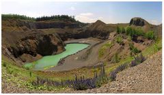 Basalt-Steinbruch am Großen Teichelberg