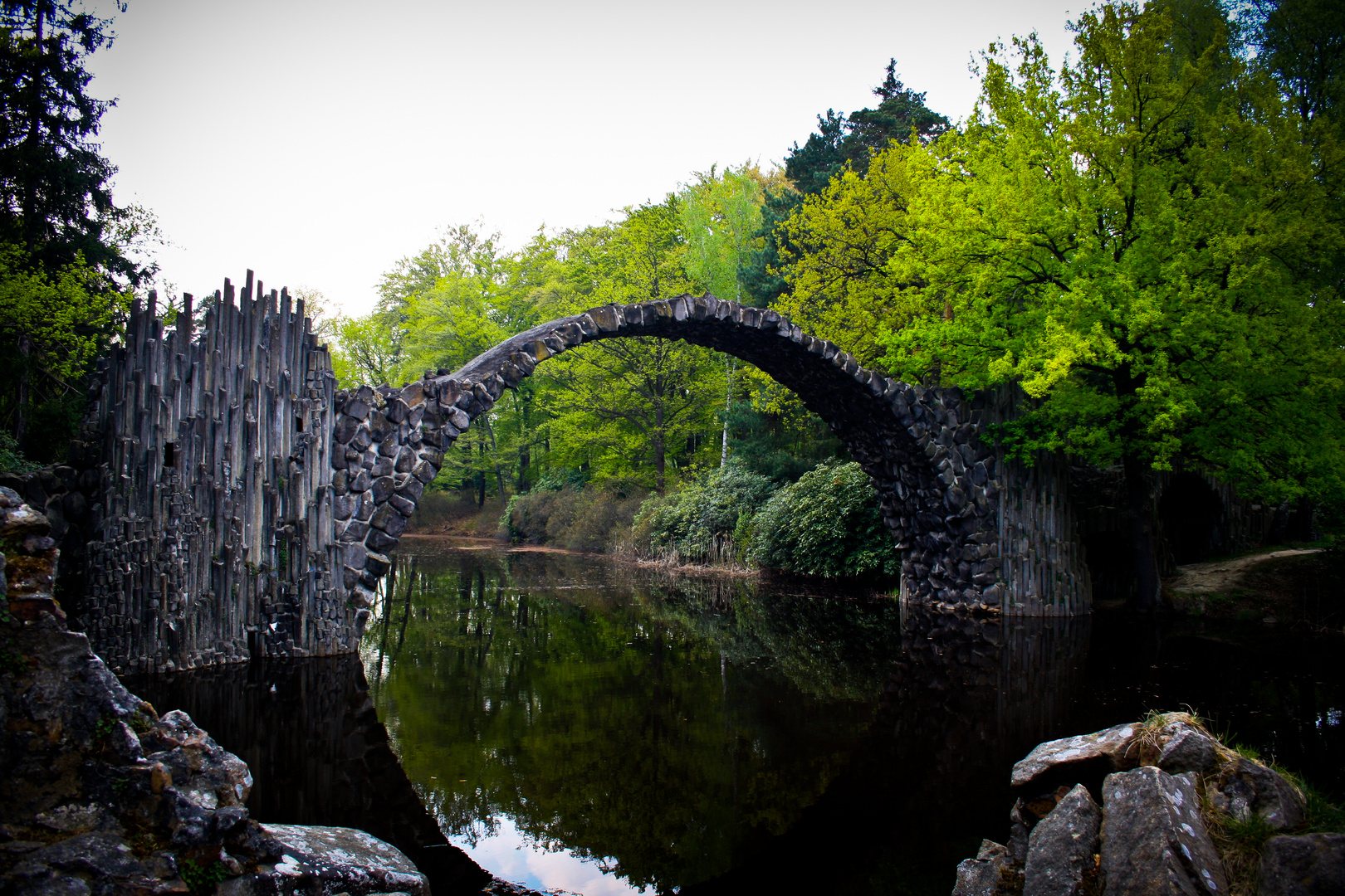 Basaltbrücke Foto & Bild landschaft, bach, fluss & see, see, teich