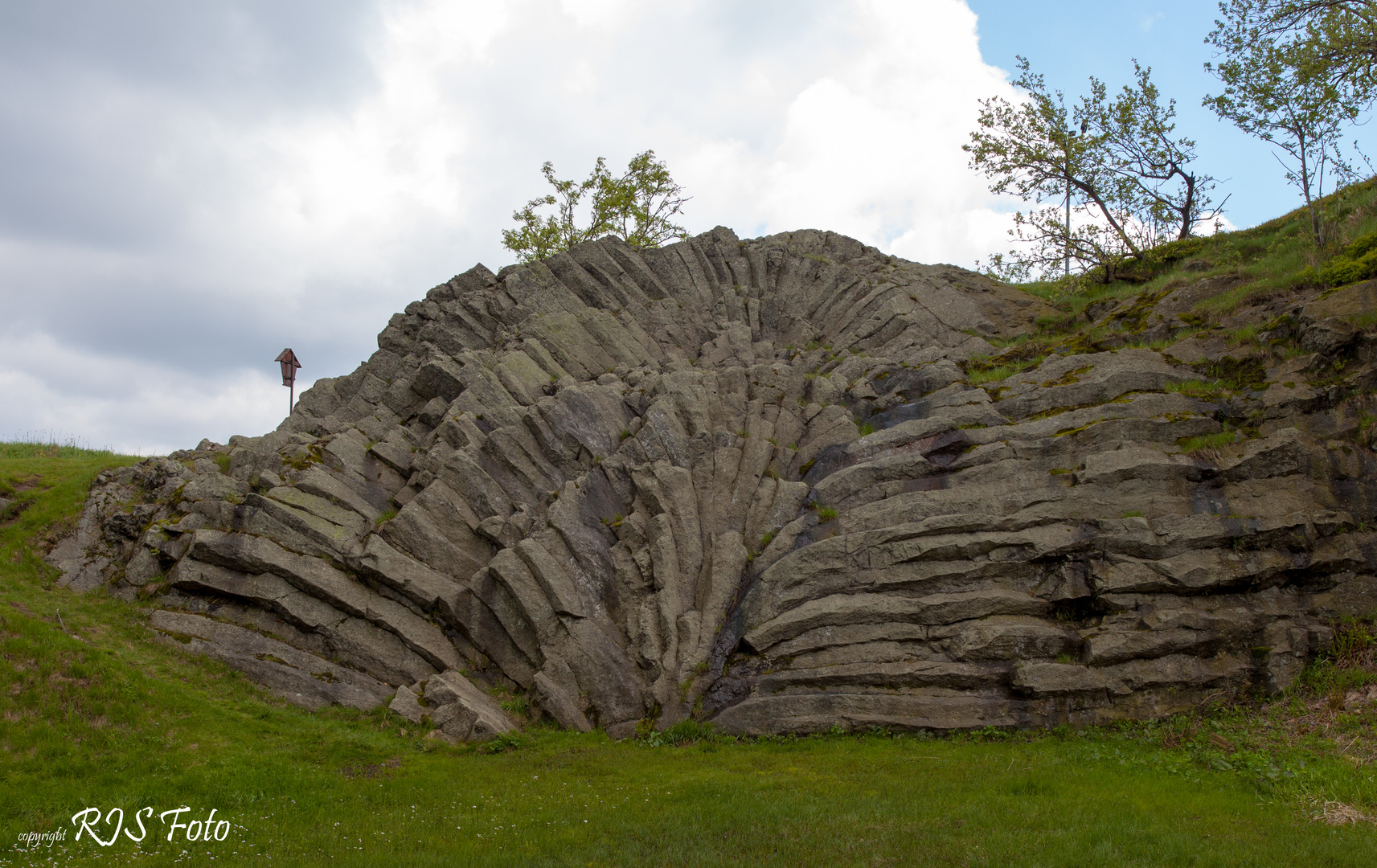 Basaltfächer auf dem Hirtstein