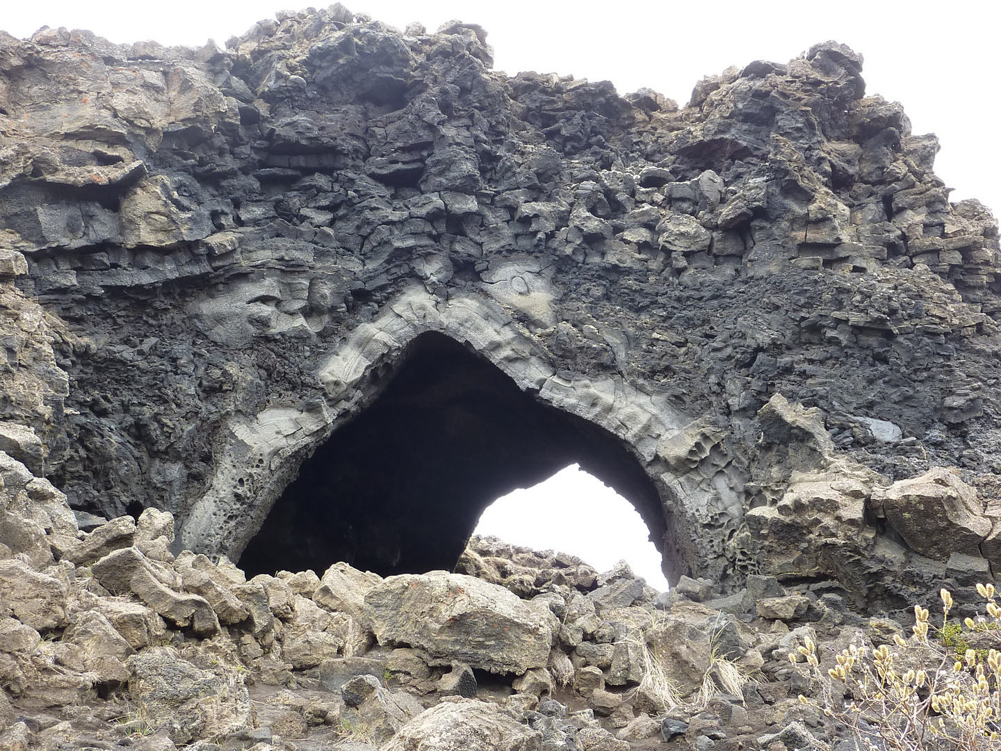 Basaltformationen in Island