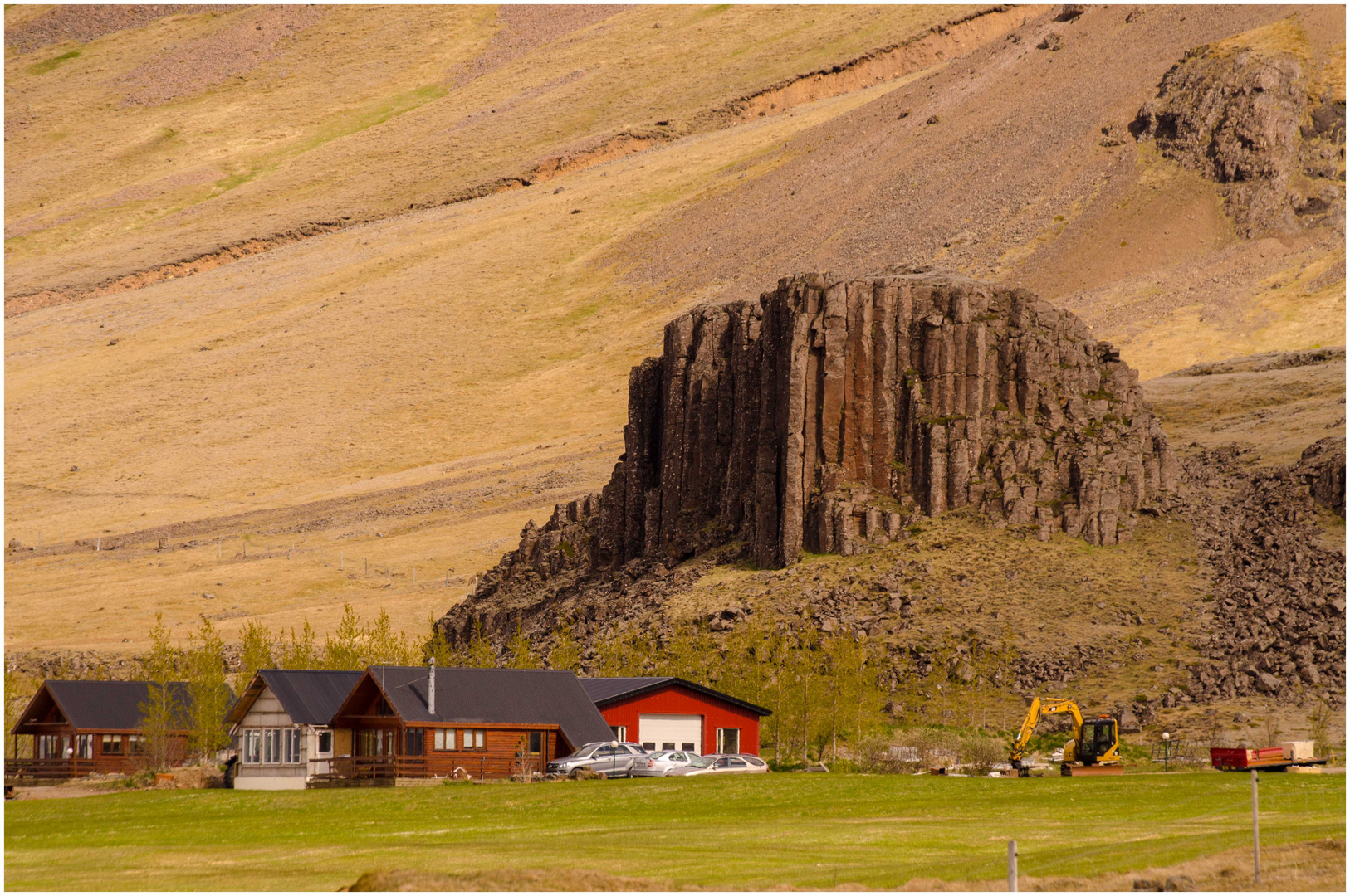 Basaltsäulen bei Vik