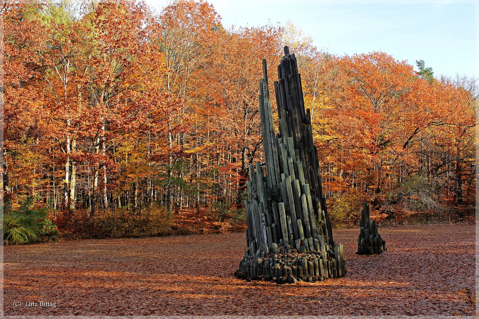 Basaltsäulen im Kromlauer Park