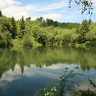 Basaltsee in der Hohen Rhön