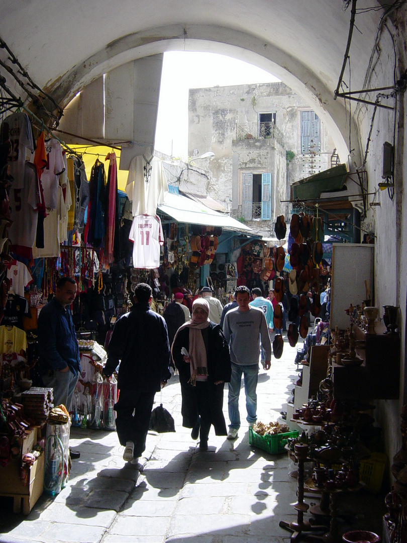 Basarstraße in Ibn Bou Said