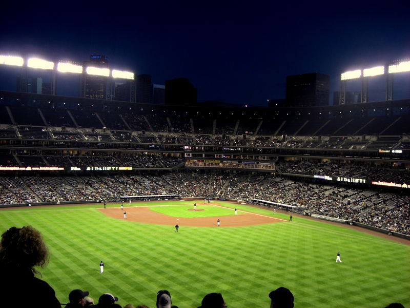 Baseball by night