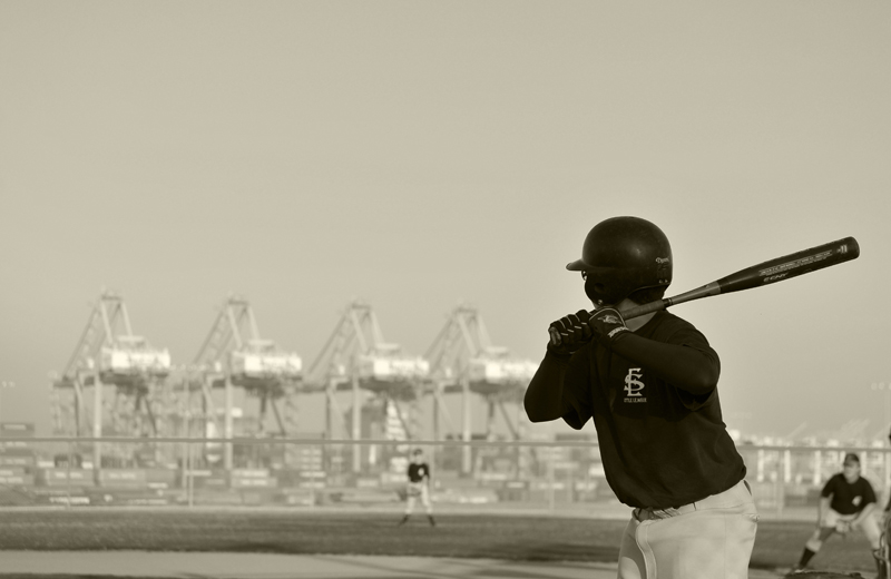 Baseball court in San Pedro