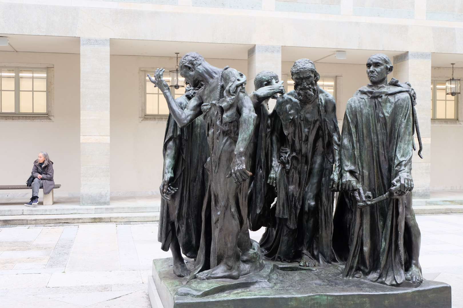 Basel (3), Kunstmuseum - August Rodin - Die Bürger von Calais (1943)