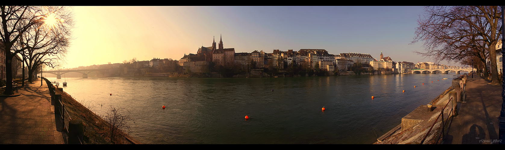 Basel am Morgen nach der Fasnacht 2012