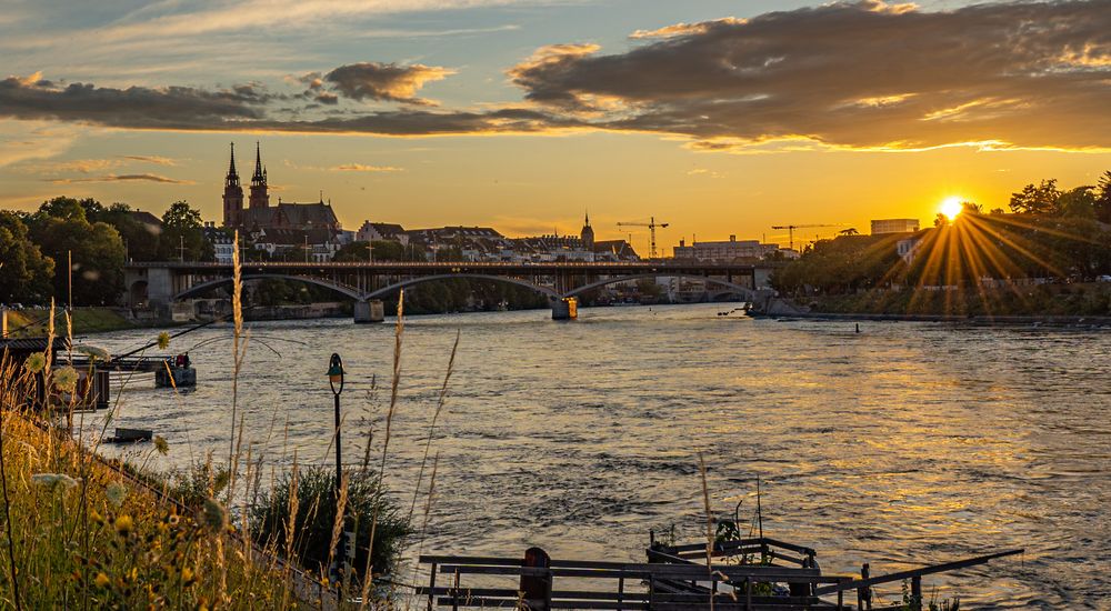 Basel am Rhein 19.06.2020