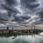 Basel an einem verregneten Frühlingstag