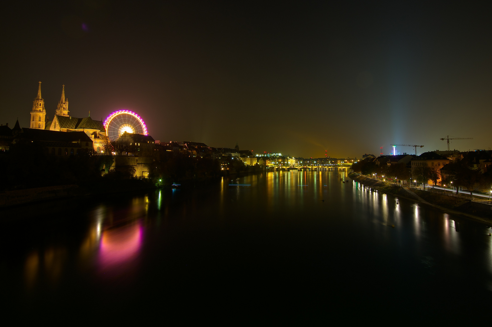 basel at night