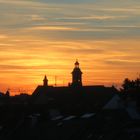 Basel at sunset