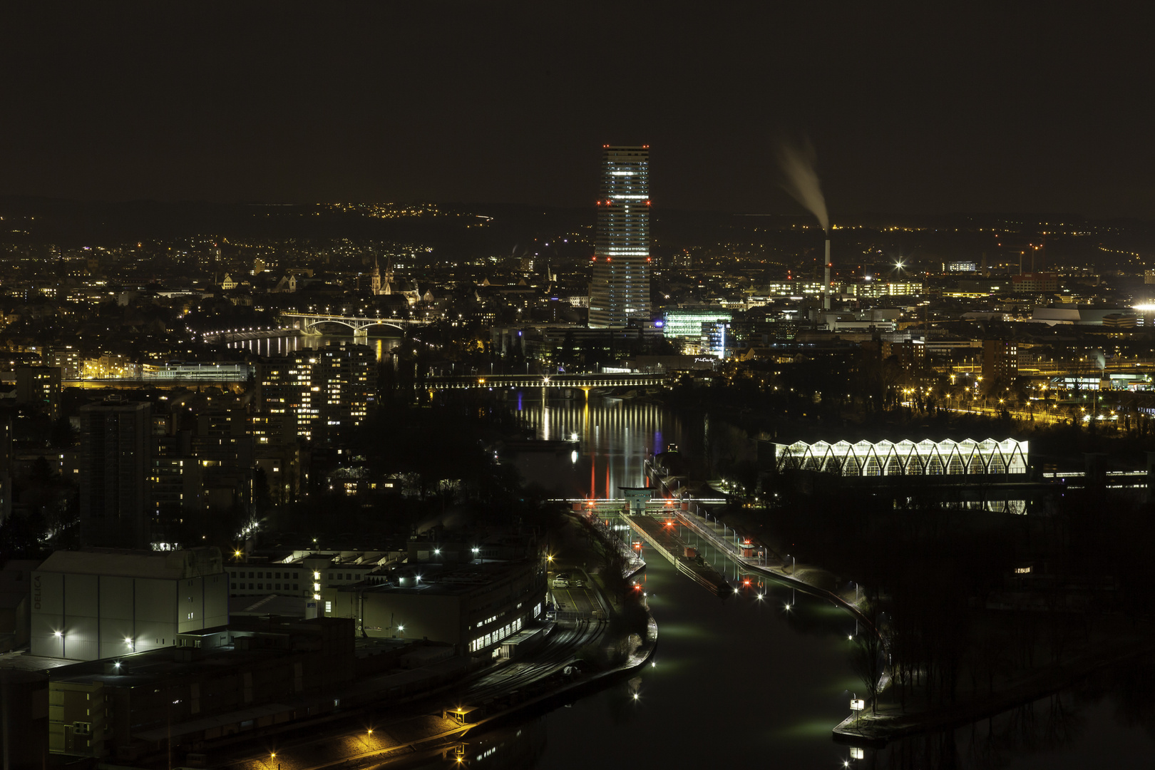 Basel bei Nacht