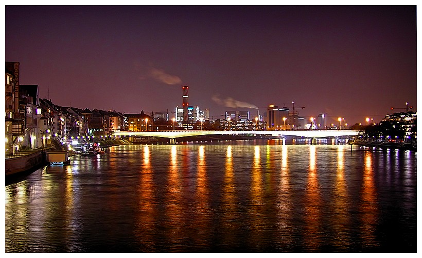 Basel bei Nacht