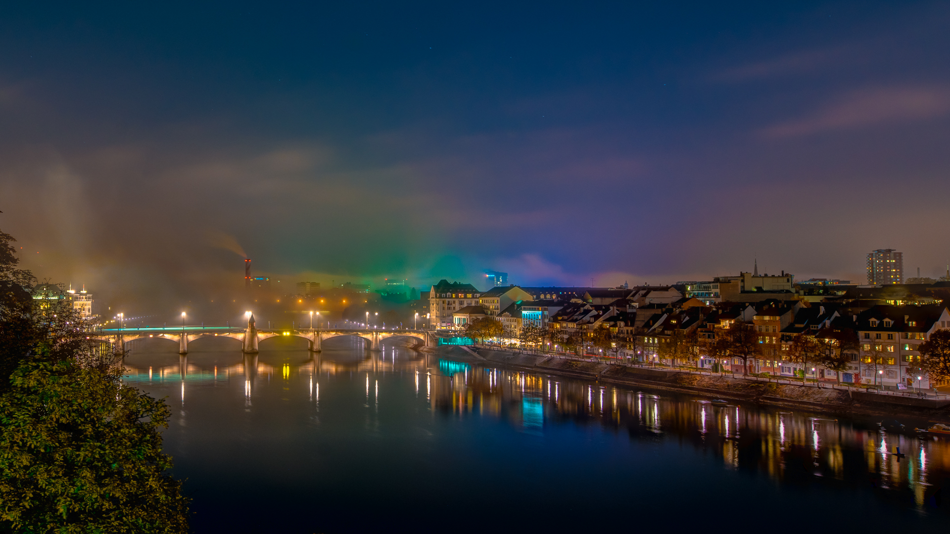 Basel. Blick von der Münsterpfalz