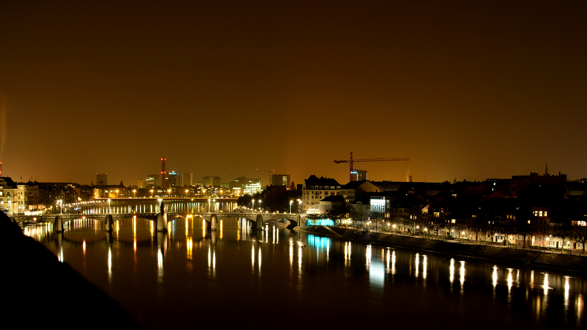 Basel by night