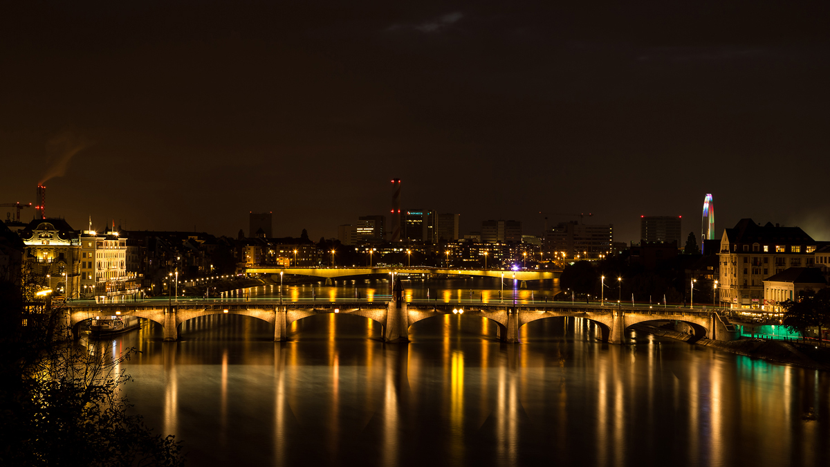 Basel by night