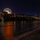 Basel by night während der Herbstmesse
