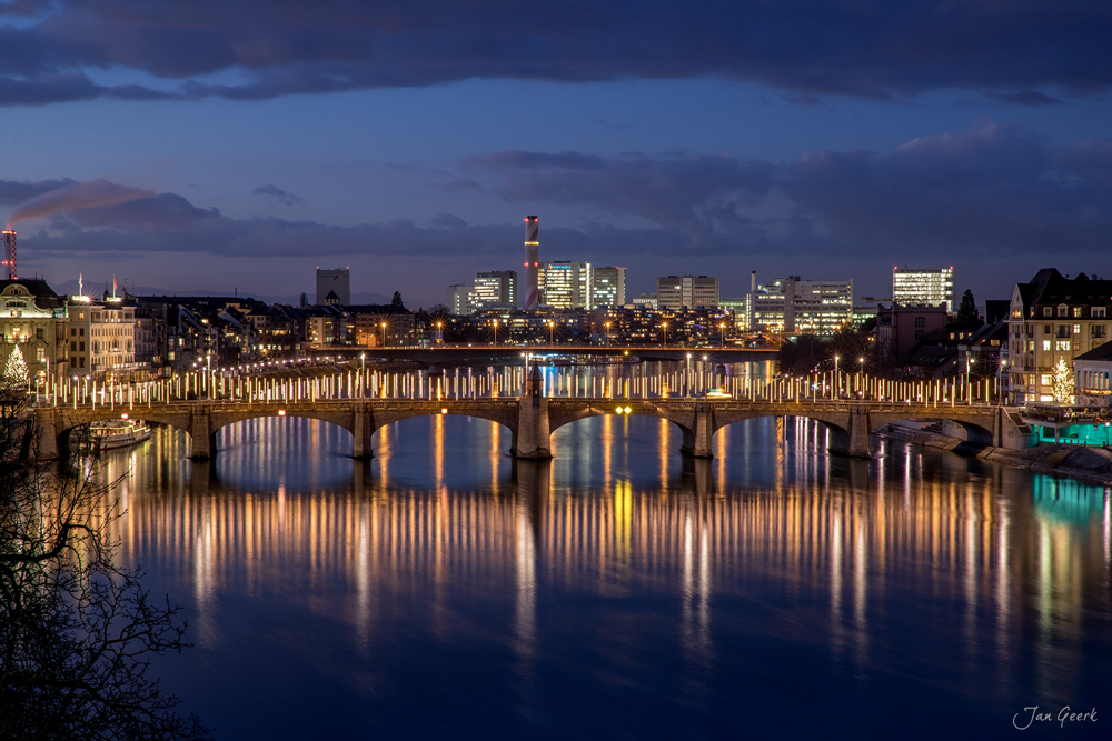 Basel City Lights