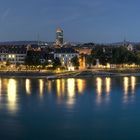 Basel City Lights Panorama