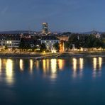 Basel City Lights Panorama