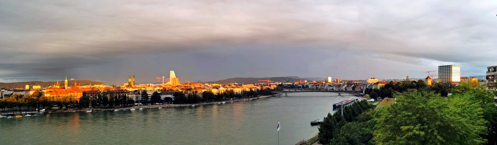 Basel in der Abendsonne