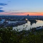 Basel nach Sonnenuntergang