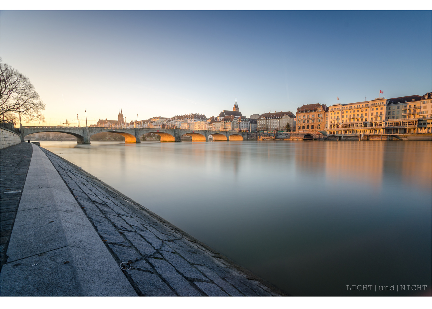 Basel | Rheinbrücke | Sonnenaufgang