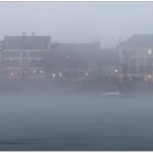 Basel versinkt im Nebel