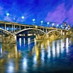 Basel (Wettsteinbrücke) rhine bridge